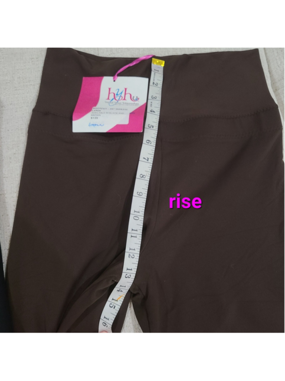 Lot Of 3 NEW Hold Your Haunches Brown Black Shapewear Leggings Sz Large Bootcut - Picture 8 of 12
